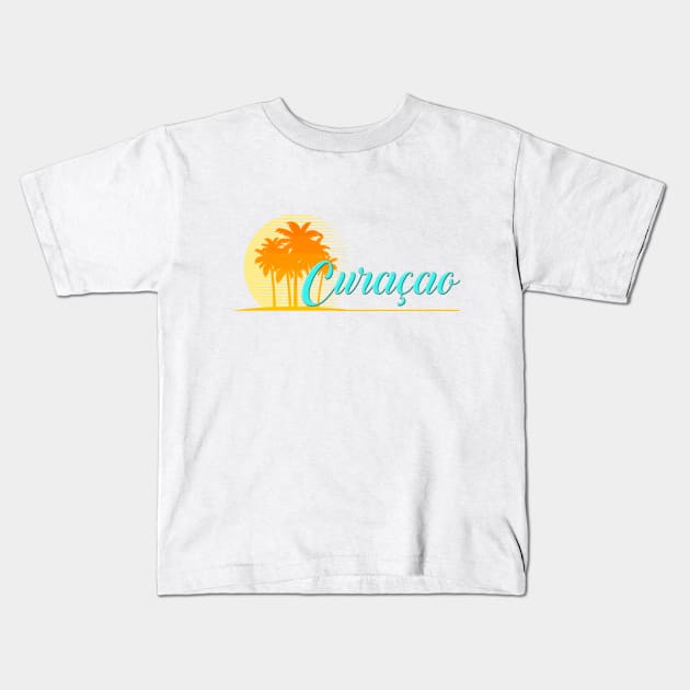 Life's a Beach: Curacao Kids T-Shirt by Naves